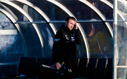 Degerfors tränare Tobias Solberg