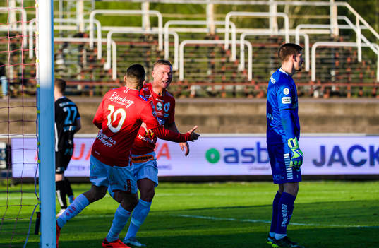 Degerfors Victor Edvardsen jublar