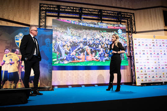Head coach Janne Andersson of the Swedish national football