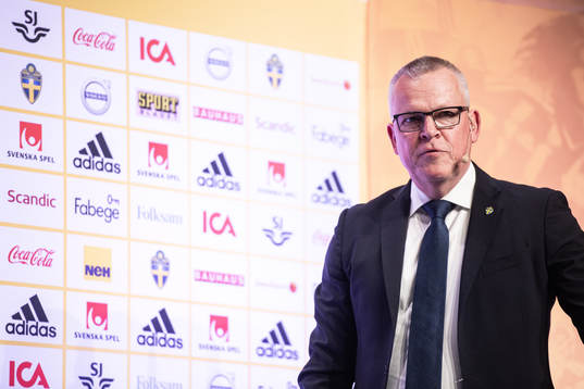 Head coach Janne Andersson of the Swedish national football