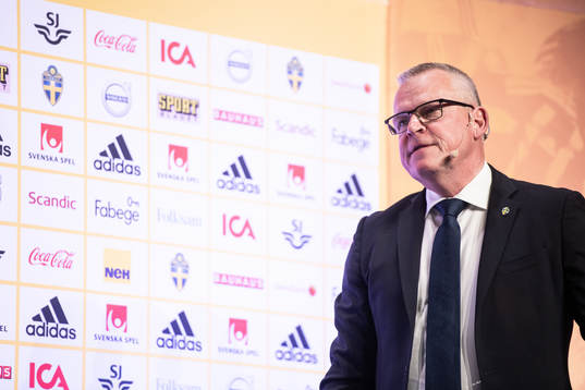 Head coach Janne Andersson of the Swedish national football