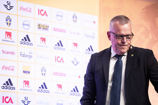Head coach Janne Andersson of the Swedish national football