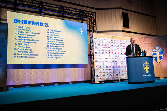 Head coach Janne Andersson of the Swedish national football
