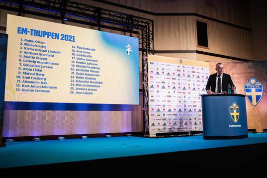 Head coach Janne Andersson of the Swedish national football