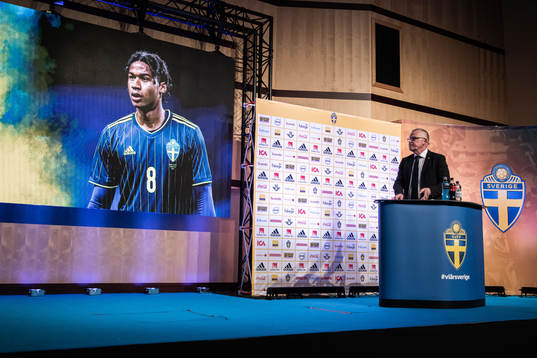 Head coach Janne Andersson of the Swedish national football