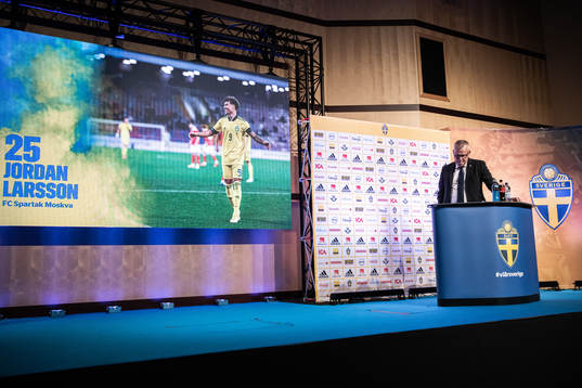 Head coach Janne Andersson of the Swedish national football