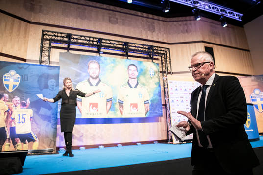 Head coach Janne Andersson of the Swedish national football