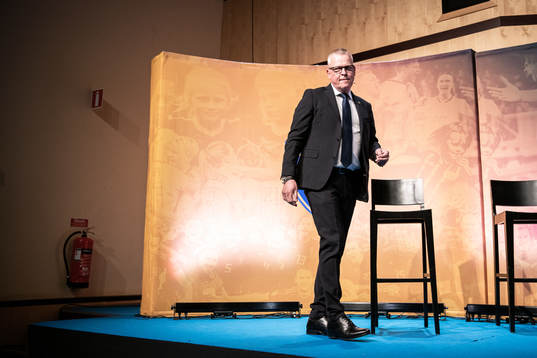 Head coach Janne Andersson of the Swedish national football