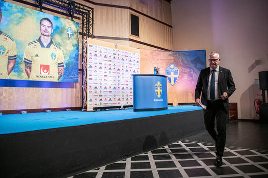 Head coach Janne Andersson of the Swedish national football