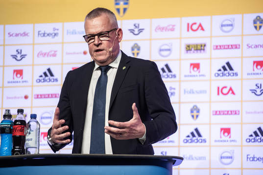 Head coach Janne Andersson of the Swedish national football