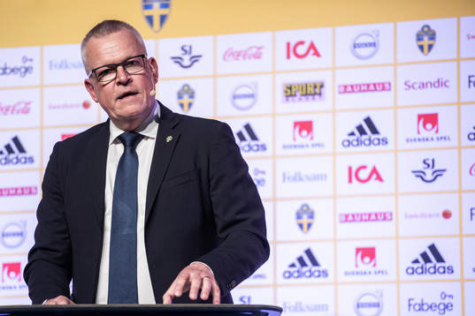Head coach Janne Andersson of the Swedish national football