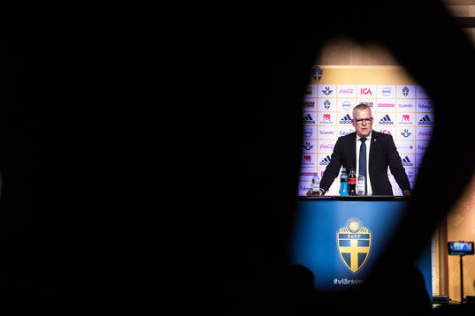 Head coach Janne Andersson of the Swedish national football