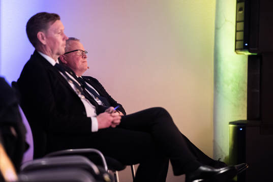 Head coach Janne Andersson and assistant coach Peter
