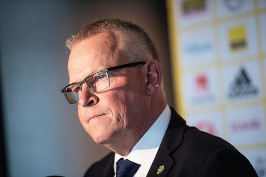 Head coach Janne Andersson of the Swedish national football