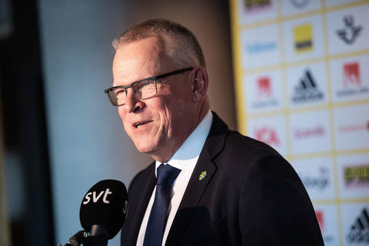 Head coach Janne Andersson of the Swedish national football