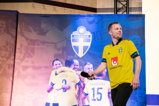 Sebastian Larsson of the Swedish national football team
