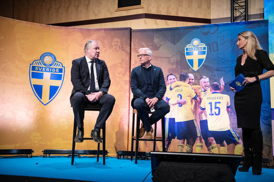 President Karl-Erik Nilsson and General secretary Håkan