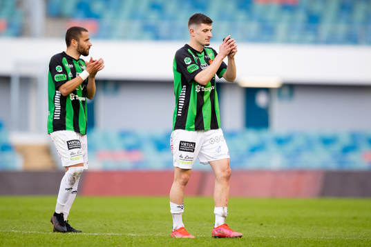 GAIS Malkolm Moenza och Adnan Maric deppar