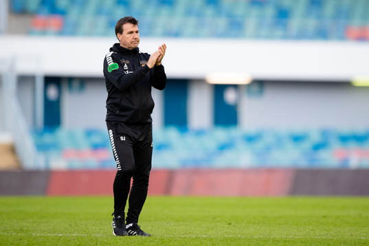 GAIS tränare Stefan Jacobsson deppar