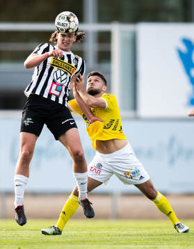Landskronas Andreas Murbeck och Falkenbergs Edi Sylisufaj