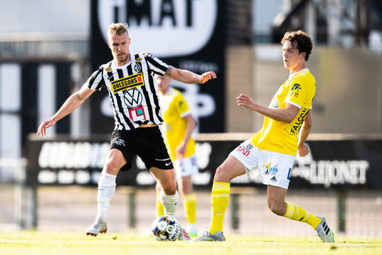 Landskronas Linus Olsson och Falkenbergs Kalle Björklund