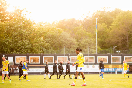 Falkenbergs Kwame Kizito deppar