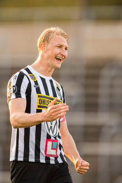 Landskronas Viktor Wihlstrand jublar