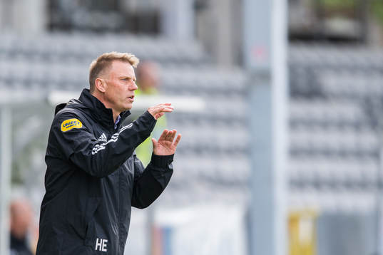 Falkenbergs tränare Hans Eklund