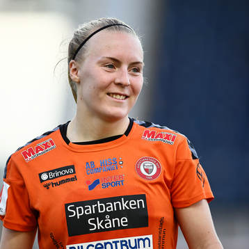 Kristianstads Jutta Rantala jublar