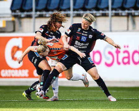 Linköpings Emma Lennartsson, Kristianstads Jutta Rantala