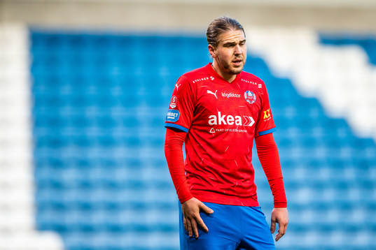 Helsingborgs Charlie Weberg deppar