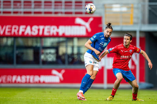 Norrbys Dijan Vukojevic och Helsingborgs Wilhelm Loeper