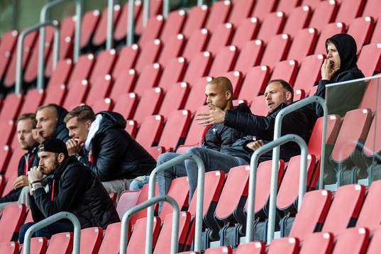 Helsingborgs Andreas Granqvist på läktaren