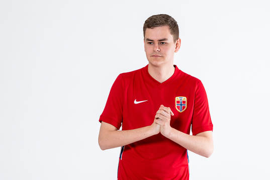 Anders Rasmussen of the Norwegian e-sport national team