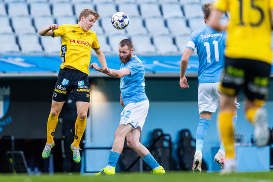 Elfsborgs Jeppe Møldrup Okkels och Malmö FFs Jo Inge