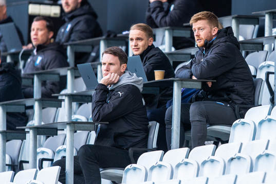 Malmö FFs Anders Christiansen på läktaren