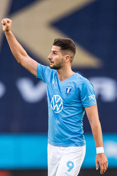 Malmö FFs  Antonio Colak jublar