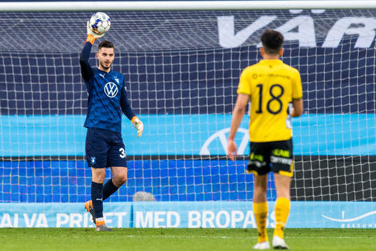 Malmö FFs målvakt Marko Johansson
