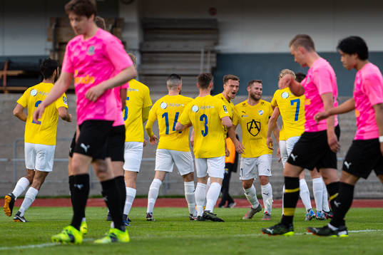 IFK Malmös spelare jublar