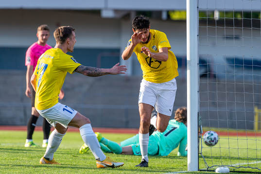 IFK Malmös Jesper Rindmo och Geronimo Balint jublar