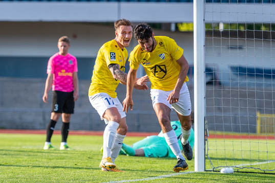 IFK Malmös Jesper Rindmo och Geronimo Balint jublar