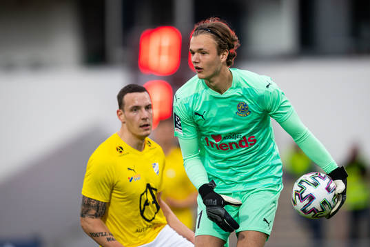 Lunds målvakt Isak Skarlund