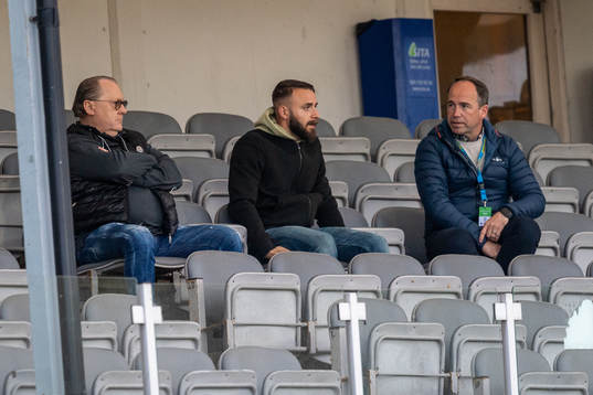 Peter Condrup, Lunds Filip Pivkovski och ordförande Håkan