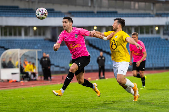 Lunds Bozidar Velickovic mot IFK Malmös Gustav Hillstedt