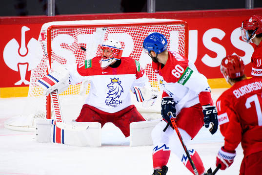 during the 2021 IIHF Ice Hockey World Championship game