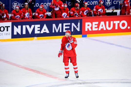 Anton Burdasov of Russia  looks dejecter