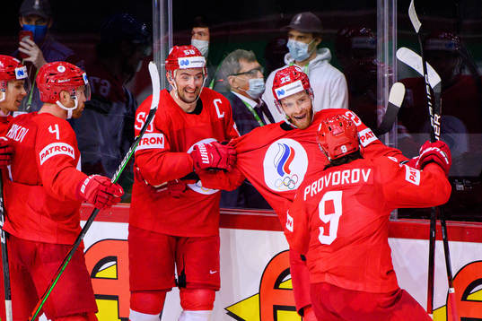 Bläddra bland fler bilder av 2021 IIHF Ice Hockey World Championship, Day 1, Russia - Czech Republic