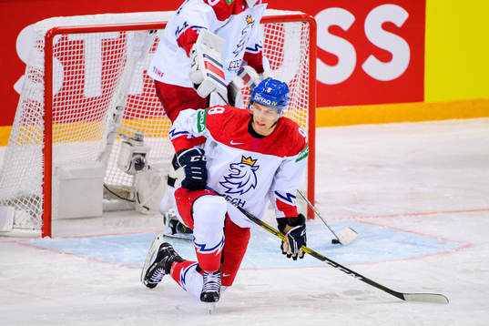 David Sklenicka of Czech Republic looks dejected