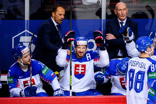 Bläddra bland fler bilder av 2021 IIHF Ice Hockey World Championship, Day 1, Belarus - Slovakia