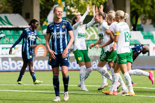 Djurgårdens Nellie Lilja deppar